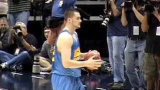 Kevin Love Nails Shots From Full Court, Half Court, and 3/4 Court.