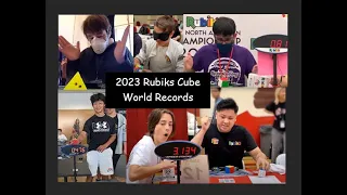 Rubik's Cube World Record Singles 2023