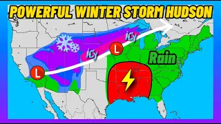 Winter Storm Hudson bringing Heavy Snow, Damaging Ice, and Tornadoes…