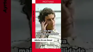 Minha Fé em Deus: COM ELE TENHO MAIS FORÇA [Ayrton Senna] #shorts