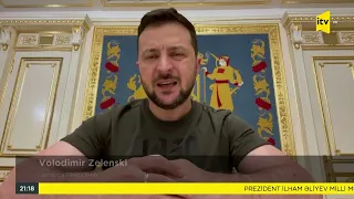 Volodimir Zelenski: “Silahlı qüvvələrimizin cəbhədə irəliləmək üçün mühüm potensialı var"