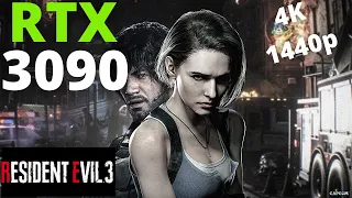 Resident Evil 3: RTX 3090 + Ryzen 7 5800X | 4K, 1440p | Max Settings