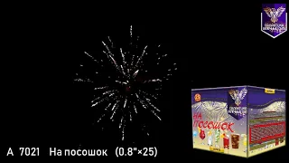 Батарея салютов Галактика, 0,8"-25 залпов, На посошок, A7021