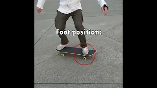 Skate basics: How to no-comply front shuv