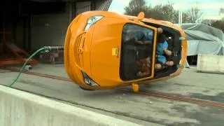 ADAC - Rollover crash test of compact convertibles