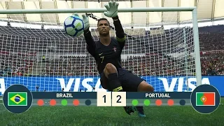 PES 2019 | C.RONALDO Goalkeeper vs J.NEYMAR Goalkeeper | Penalty Shootout [ PORTUGAL VS BRAZIL ]