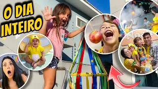 O DIA INTEIRO COMIGO * 7 meses do Noah - Festa Junina *