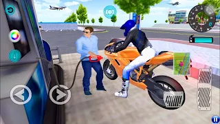 3D Driving Class Simulation - Funny Police Officer Refuel His Super Car Gas Crazy Driving Gameplay