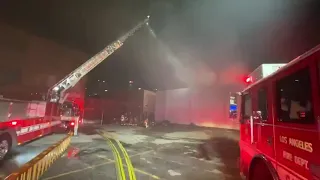 LAFD: Greater Alarm Blaze in Downtown LA | October 30, 2020