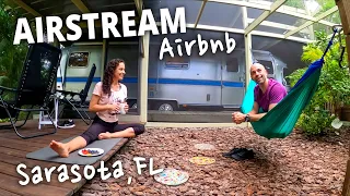 TINY LIVING in an AIRSTREAM TRAILER (Full Tour) | Siesta Key, Florida