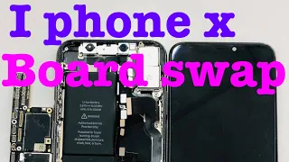 I phone x no network no WiFi no sound#board swap#