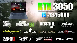 RTX 3050 6GB Laptop : Test in 12 Games - RTX 3050 6GB Laptop Gaming Test