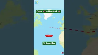 Flying from Qatar to NewYork. #doha #qatar #qatar2022 #newyork #usa #america #aviation #shorts