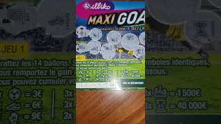 maxi goal ticket a gros gain