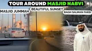 Madina Beautiful  City Sunset 🌅 Tour Way To Masjid E Nabawi Live Information