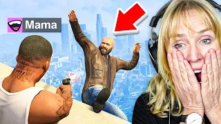 Meine Mama spielt das ERSTE MAL GTA 5 RP 😂