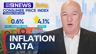 What can we expect from today’s March quarter CPI report? | 9 News Australia