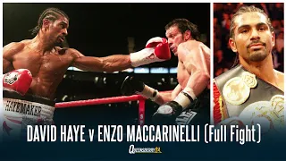 DAVID HAYE v ENZO MACARINELLI (Full Fight) | Unified World Cruiserweight Title | Queensberry Vault