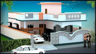 3 Room House Plan With Elevation Design | Village House Design | Gopal Architecture