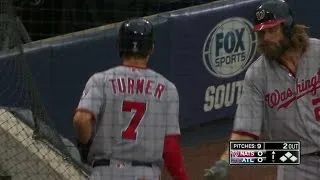 WSH@ATL: Harper plates Turner with a groundout