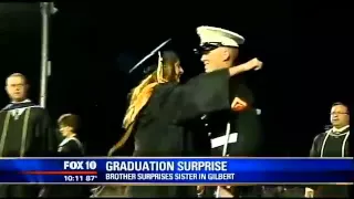 Taylor Earlywine, High School Senior, Surprised At Graduation By Her Marine Brother