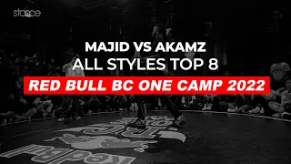 Majid vs Akamz TOP 8 | RED BULL BC ONE CAMP | Stance | All Styles