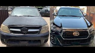 Nigerian Converts Old 2005 Toyota Hilux To 2020 Model