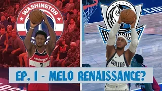 NBA 2K20 Mavericks MyLeague (Y1) Ep. 1 G1 vs Wizards | New Look Mavs Debut; Melo Runs WILD!!!