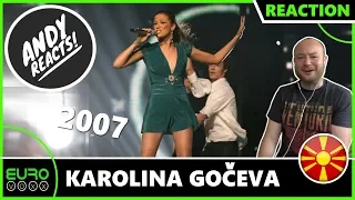 ANDY REACTS! Karolina Gočeva - Mojot Svet (North Macedonia 2007) EUROVISION REACTION!