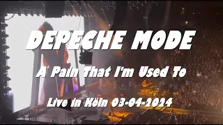 DEPECHE MODE    "A Pain That I'm Used To"   Live in Köln 03-04-2024