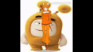 Oddbods and Teletubbies in Avatar maker Anime girl