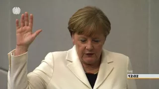 Merkel takes oath of office for fourth term