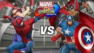 MVCI - SETS #4! (SPIDER-MAN/STRIDER HIRYU/CAPTAIN AMERICA/THOR)