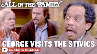 George Jefferson Visits The Stivic's (ft. Sherman Hemsley) | All In The Family