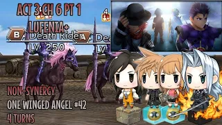 DFFOO GL - Act 3 Ch 6 Pt 1 LUFENIA+, One Winged Angel #42, Non-synergy, No Summon Phase (4 Turns)