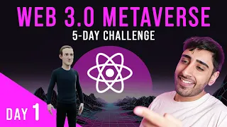 🔴 Metaverse REACT.JS Challenge | Day 1 (Web 3.0 - Next.js,  Moralis.io, TailwindCSS 3.0, Blockchain)