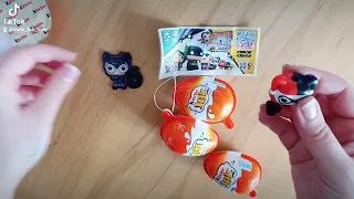 Unboxing,Opening 5 Kinder Joy Eggs ASMR SOUND NO TALKING #asmrsounds #tiktok #foryou #kinderjoy