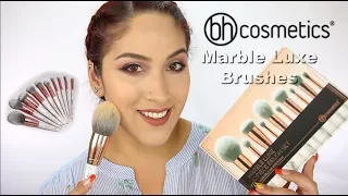 NEW! BH Cosmetics Marble Luxe Brush Set | Review & Demo