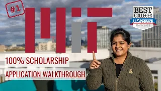 100% Scholarships for International Students at MIT | Application Walkthrough | RTS Ep. 08