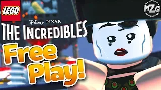 LEGO The Incredibles Gameplay Free Play Episode 1 - Bomb Voyage Crime Wave! (PS4)