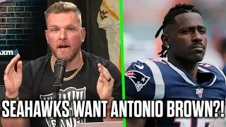 Pat McAfee Reacts To The Seahawks Looking Into Antonio Brown