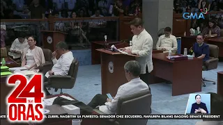 Sen. Zubiri, nagbitiw sa pagka-senate president; Sen. Escudero, nanumpa bilang kapalit | 24 Oras