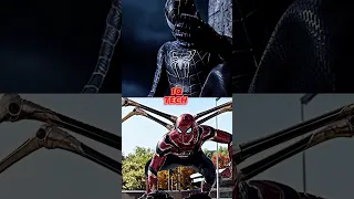 symbiote spiderman vs iron spider #shorts #marvel #viral #trending