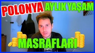 POLONYA AYLIK YAŞAM MASRAFLARI! 2024 💰 Hibe Yeterli mi? Aylık Giderler! Maliyetler ve Fiyatlar!  💰