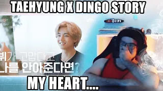 Tae x Dingo What if your favorite celebrity hugs you saying thank you? #V 2023 | Reaction