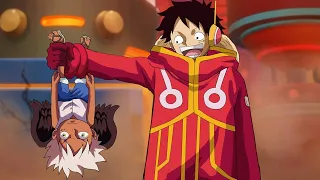 Luffy Conoce a su clon Creado por Vegapunk para Los 5 Ancianos - One Piece