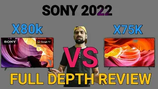 Sony x80k vs x 75k full comparison With depth review