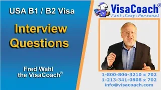 USA B1 B2 Visitor Visa Interview Questions and Answers b214