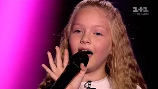 Varvara Koshova "Wrecking ball" Blind Audition – Voice.Kids – season 3