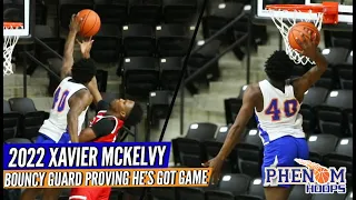 HIGHLIGHTS: 2022 Xavier McKelvy BOUNCY Guard w/ Play-Making Skills Proving He's Scholarship Worthy!